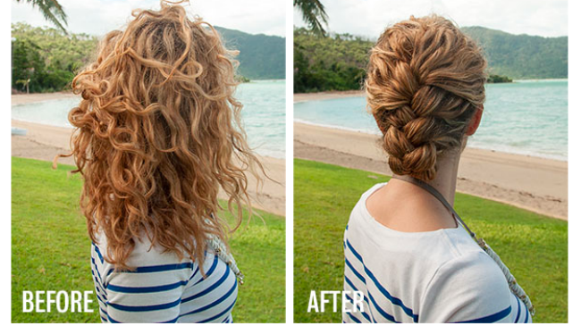 Easy Tucked French Braid Tutorial Bangstyle House Of